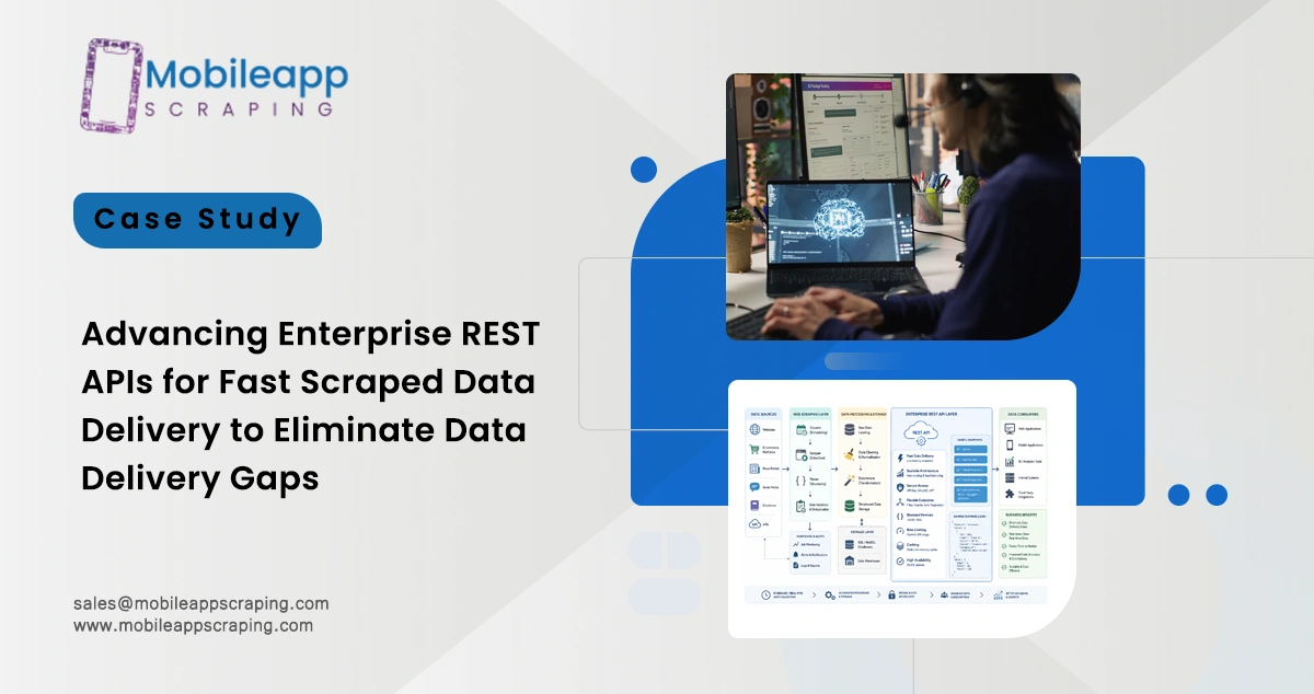Advancing Enterprise REST APIs for Fast Scraped Data Delivery to Eliminate Data Delivery Gaps